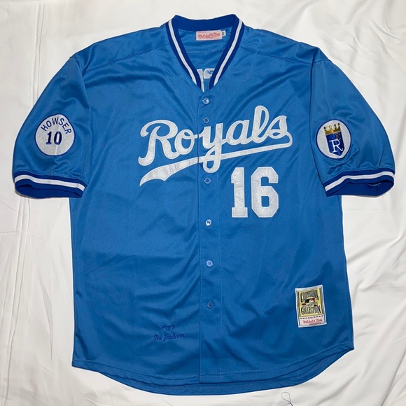 B. JACKSON Mitchell & Ness Throwback Kansas City Royals #16 Jersey. Size 52 -XXL - Picture 1 of 10